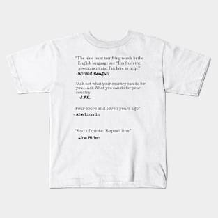 Biden comparisons Kids T-Shirt